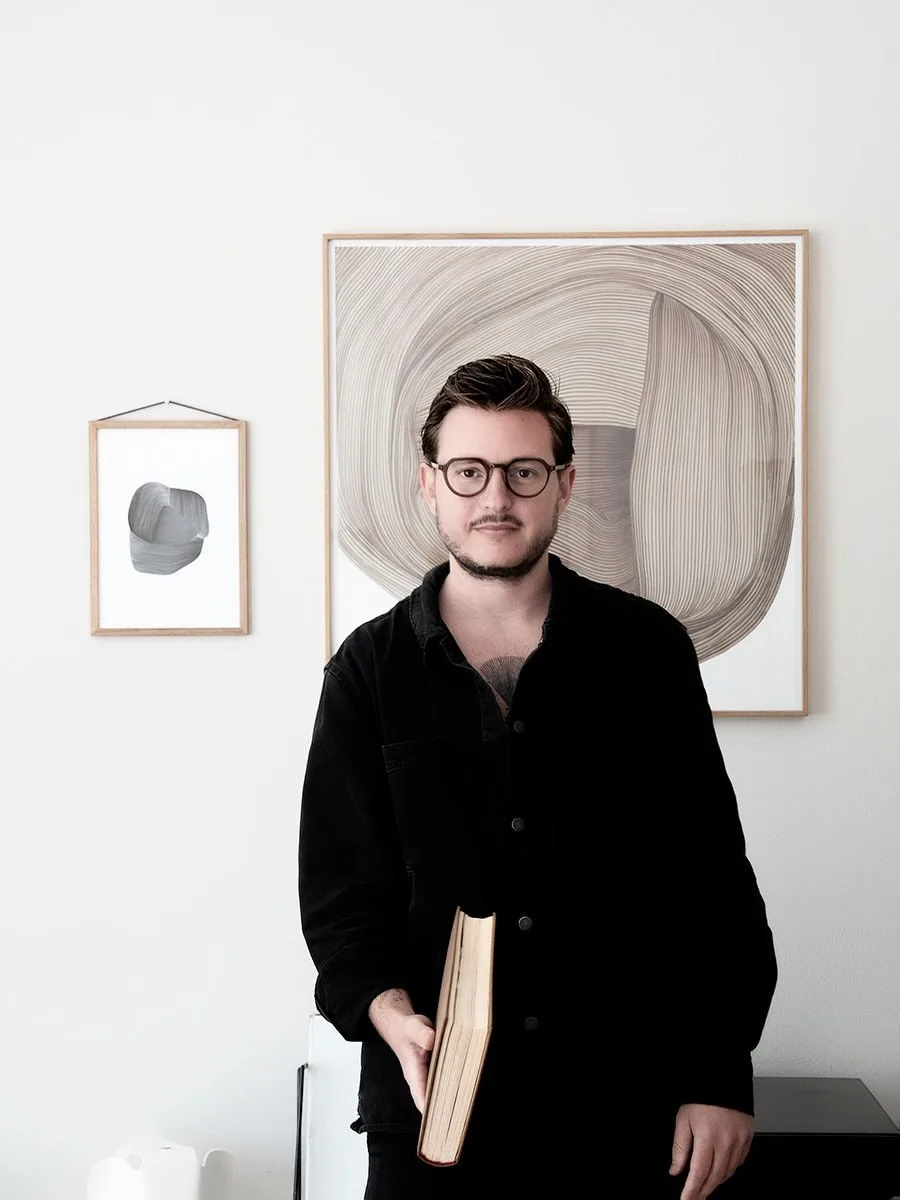 Vincent Templin in seinem Studio